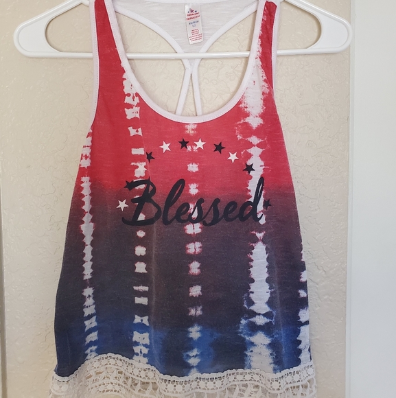 "Blessed" Patriotic Top - Picture 2 of 5